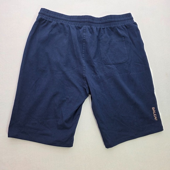Baleaf Shorts Mens 2XL Navy Pockets Stretch‎ Running Gym - Picture 3 of 7